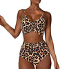 Animal Print High Waisted Bikini