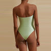 Bandeau Style One Piece Swimsuit