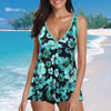 Blue Floral Tankini