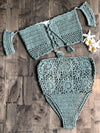 Crochet High Waisted Bikini