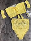 Crochet High Waisted Bikini