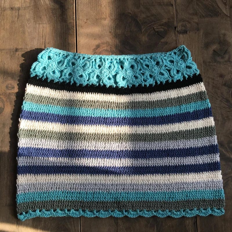 Crochet Swim Cover Up Skirt
