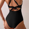 Cross Back One Piece Swimsuit