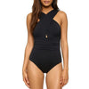 High Neck Halter One Piece Swimsuit