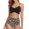 High Waisted Leopard Bikini