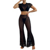 Mesh Swimsuit Cover Up Pants