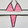 Micro Triangle Thong Bikini Swimsuit