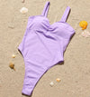 One Piece Swimsuit Purple