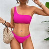 One Shoulder Pink Bikini Top