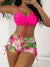 Pink Floral Bikini Set