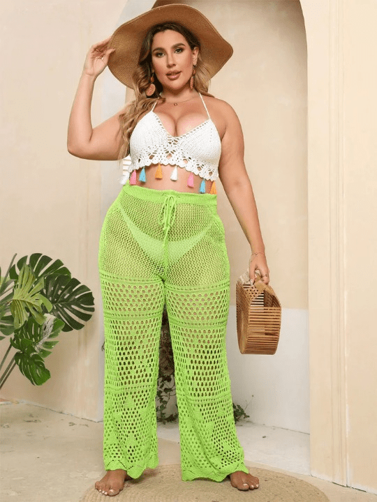 Plus Size Swimsuit Cover Up Pants