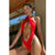 Red Cut Out One Piece Swimsuit
