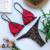 String Leopard Bikini