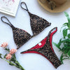 String Leopard Bikini