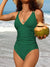 V Neck Swimsuit One Piece