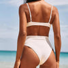 White High Waist Bikini