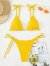 Yellow Thong Bikini