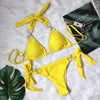 Yellow triangle Bikini